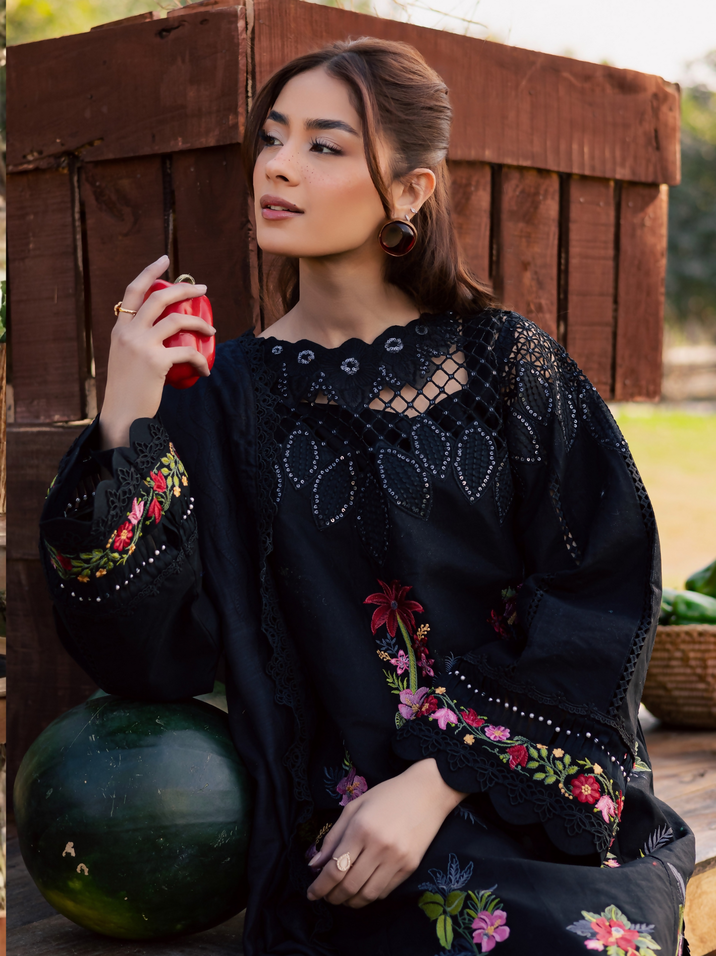 Parishay Summer Queen Vol 2 Lawn Embroidered Unstitched 3-Piece Suit-SQU-11