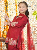 Panache Apparel Noore Eid Edit Sheesha Silk Embroidered Stitched Suit-Lumi