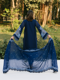 Binilyas Lawn Embroidered Stitched 3-Piece Suit-234 - B