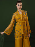 Hussain Rehar Basic Not Basic I Organza Embellished Stitched 4-Piece Suit-Holly Hock