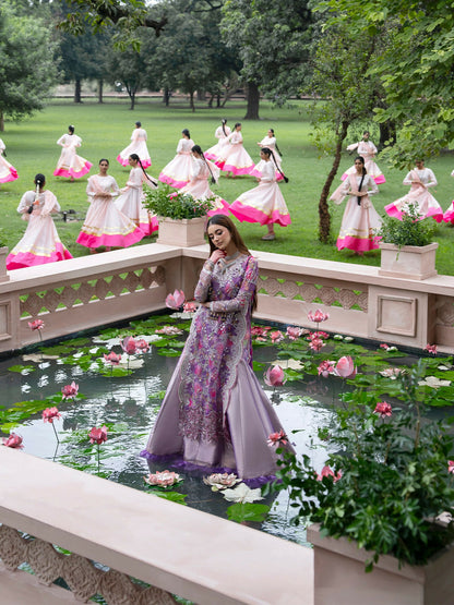 Parishay Ranibagh Luxury Formals Organza Embroidered Unstitched 3-Piece Suit-Gulzaar