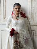 Hussain Rehar Festive Pret'25 Korean Raw Silk Embroidered Stitched 3-Piece Suit-Nooria
