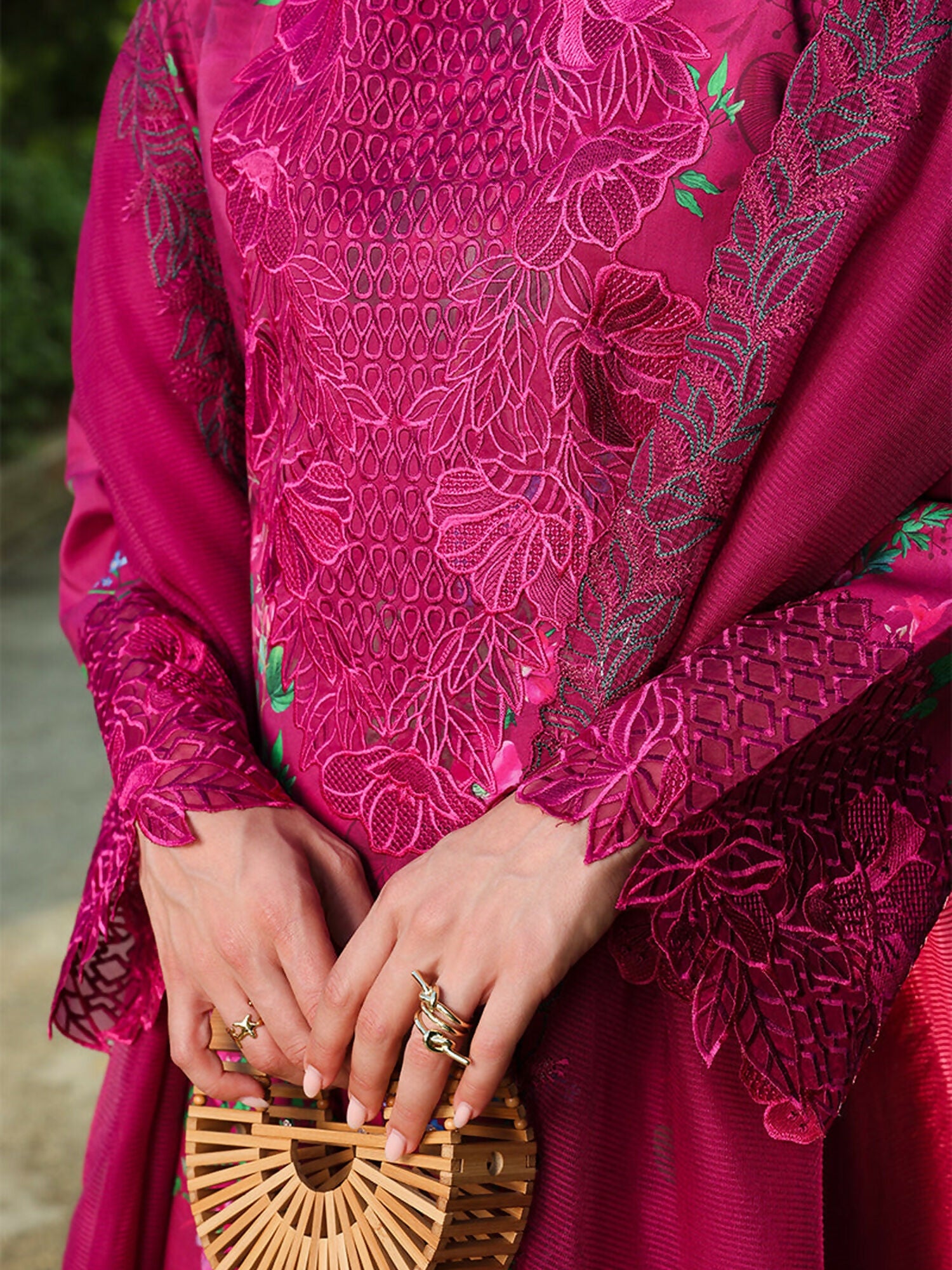 Rang Rasiya Florence Summer Edit'26 Lawn Embroidered Unstitched 3-Piece Suit-Mahra