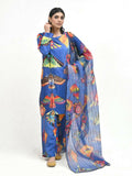 Imran Aftab Basant Mela Raw Silk Printed Stitched 3-Piece Suit-IARP 03