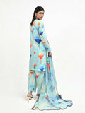 Imran Aftab Basant Mela Raw Silk Printed Stitched 3-Piece Suit-IARP 01
