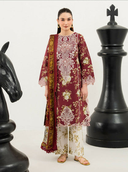 Mahnur Anaya Lawn Vol-1 Embroidered Unstitched 3-Piece Suit-ANA-012