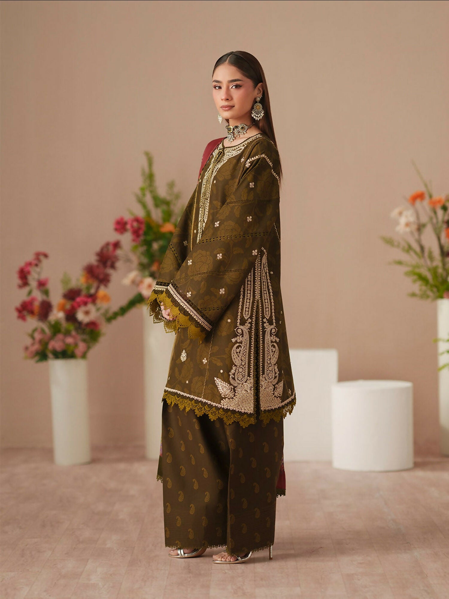 Binilyas Jojo Summer'26 Lawn Embroidered Unstitched 3-Piece Suit-84A