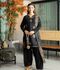 Panache Apparel Solid Story Cotton Lawn Embroidered Stitched Suit-Kairo