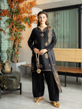 Panache Apparel Solid Story Cotton Lawn Embroidered Stitched Suit-Kairo