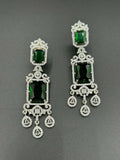 H&A Jewellery One Carat Silver Rhodium Plated Earrings