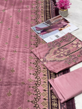 Bin Rehman Lawn Embroidered Unstitched 3-Piece Suit-D-125