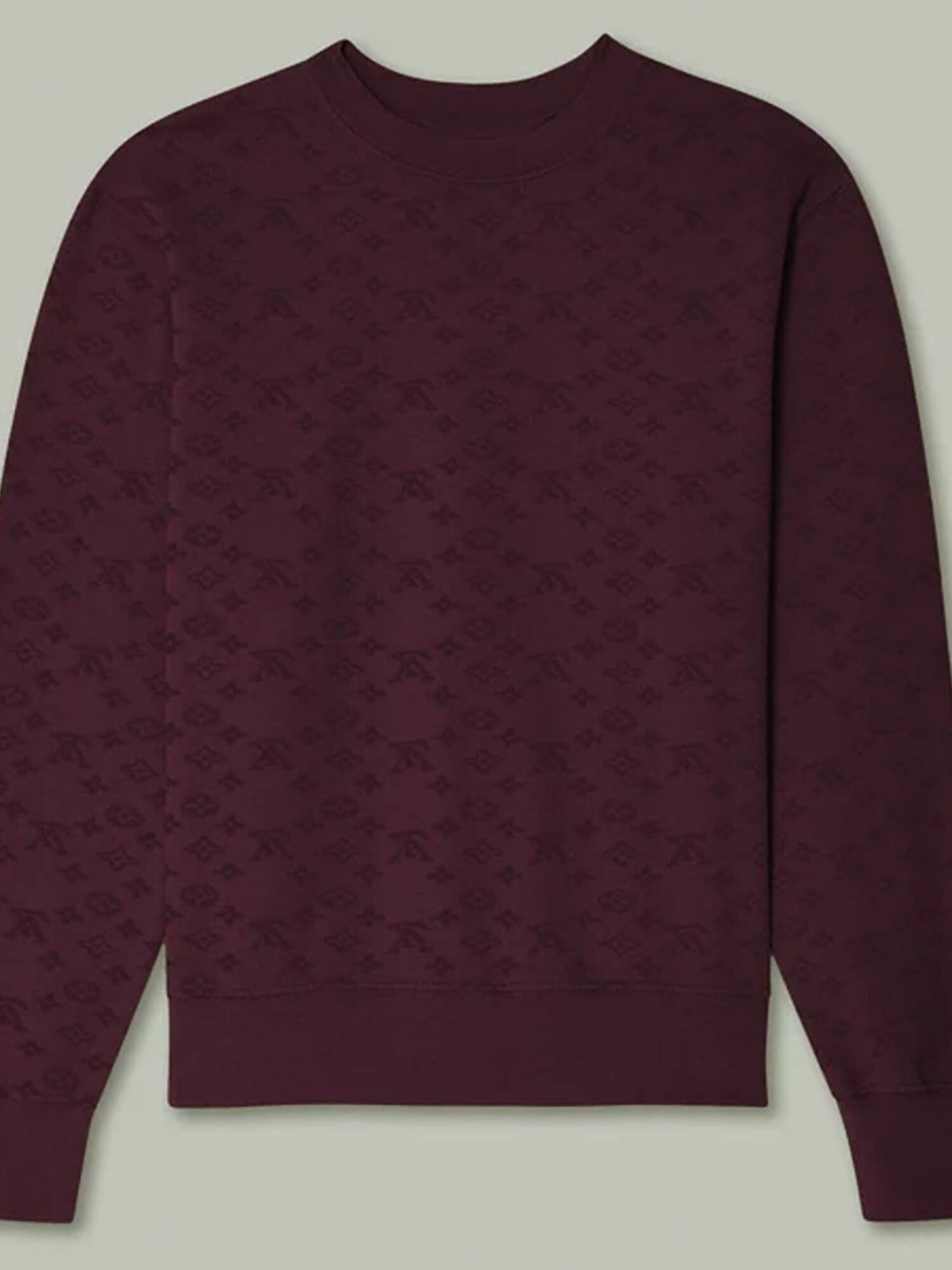 Jupiter Chanel Velvet Self Textured Sweat Shirts-14720