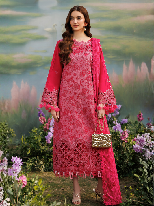 Parishay Shangrila Lawn Vol 2 Embroidered Unstitched 3-Piece Suit-ANG-13