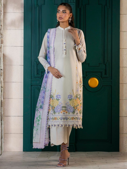 Sana Safinaz Lawn Embroidered Unstitched 3-Piece Suit-M251-012A-3CV