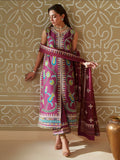Binilyas Mashriq Luxury Lawn'26 Embroidered Unstitched 3-Piece Suit-D-118-A