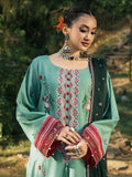 Hemstitch Lawn Embroidered Stitched 3-Piece Suit-Jade