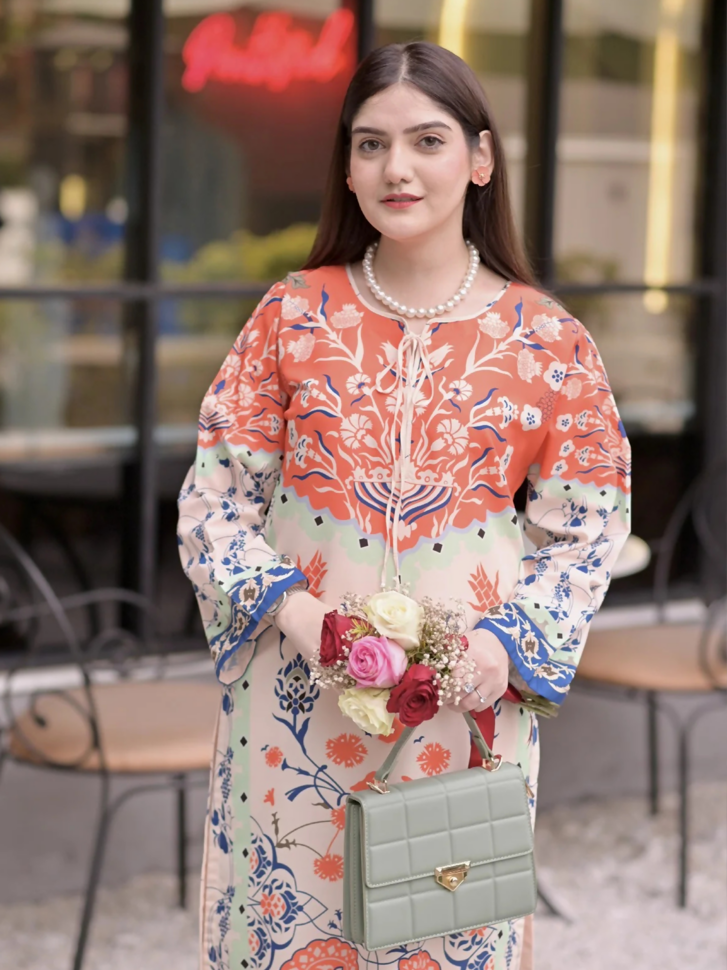 MH Cloth House Poly Lawn Printed Stitched 2-Piece Suit-Rukhsar
