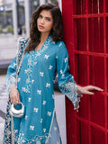Mahnur Broadway Luxury Lawn Embroidered Unstitched 3-Piece Suit-Scarlet