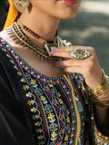 Hemstitch Lawn Embroidered Stitched 3-Piece Suit-Night Jasmine