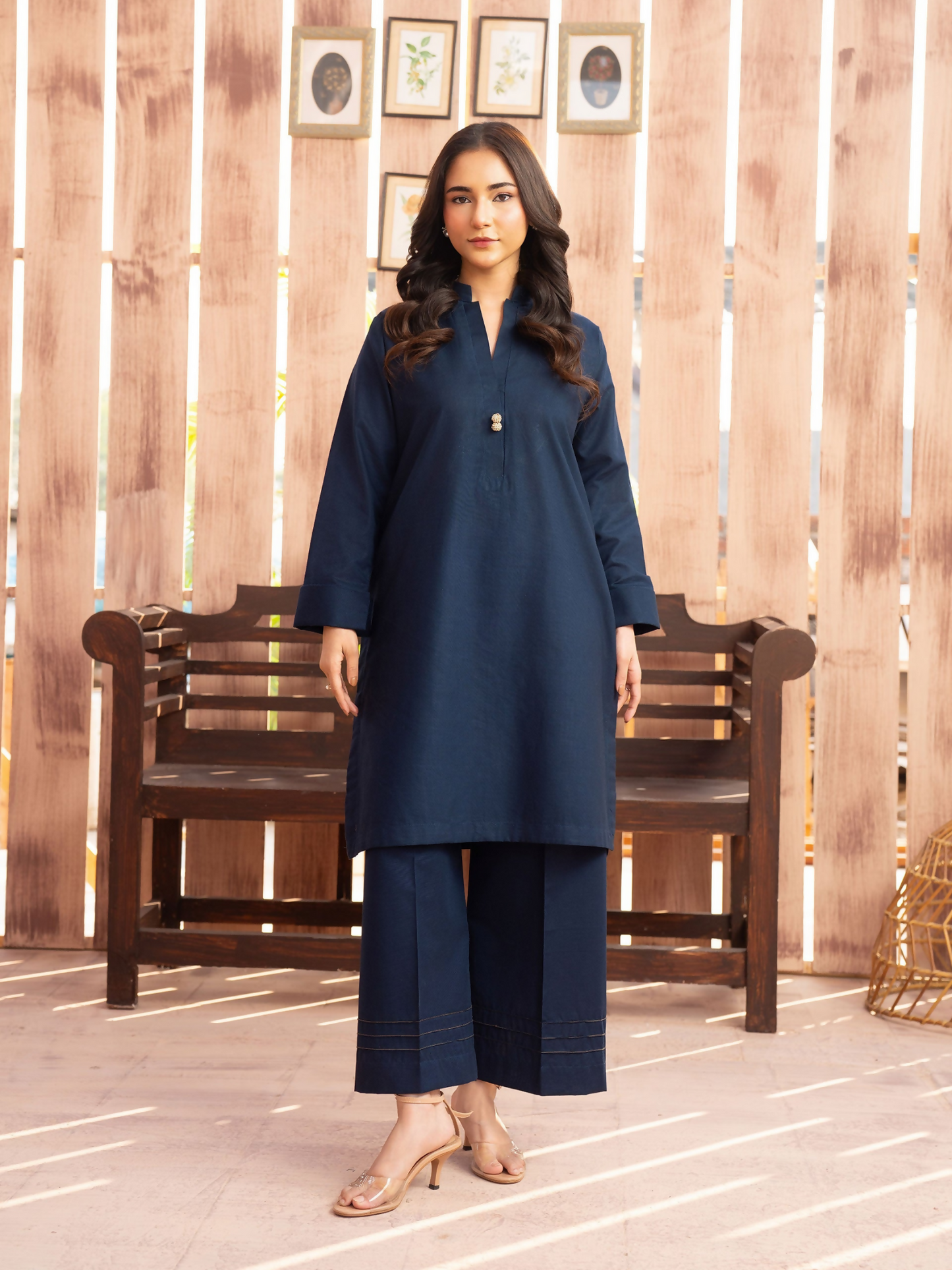 Panache Apparel Winter Core Khaddar Stitched Suit-Fog