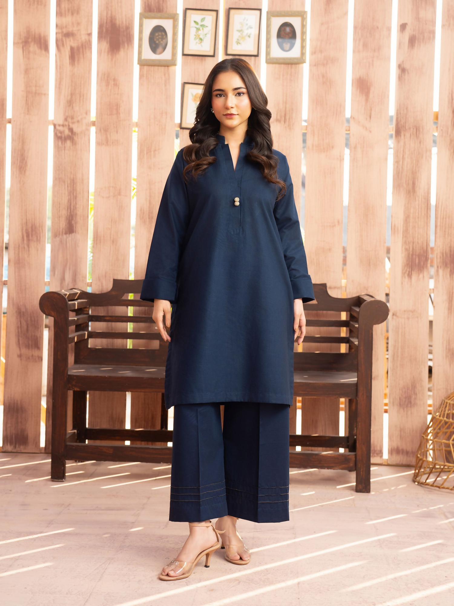 Panache Apparel Winter Core Khaddar Stitched Suit-Fog
