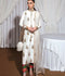 Hussain Rehar Basic Not Basic 3 Raw Silk Embellished Stitched 3-Piece Suit-Blanc