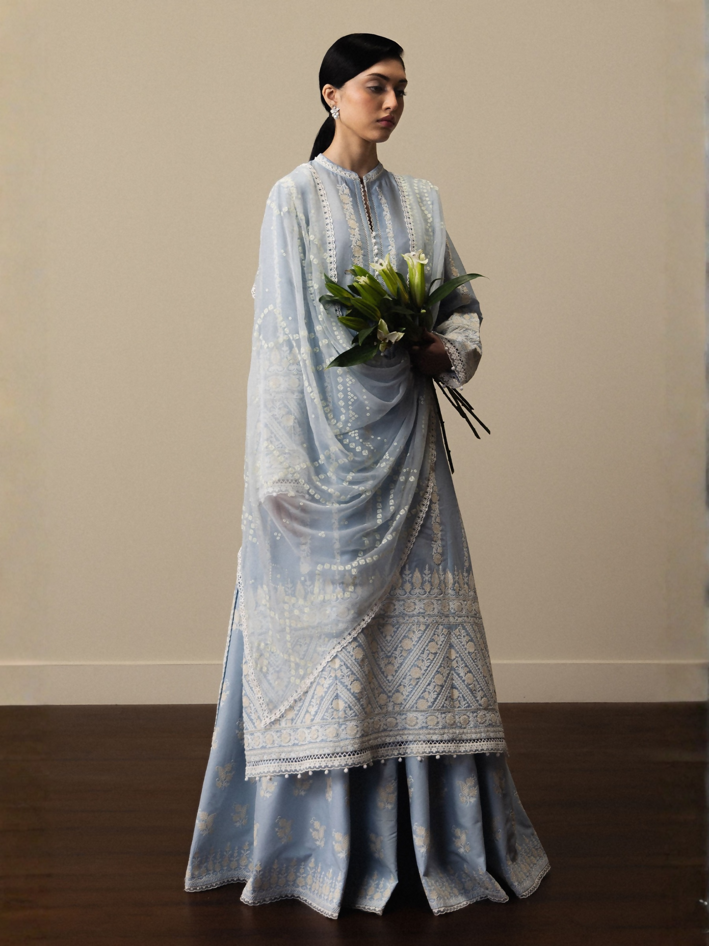 Zara ShahJahan Satori'26 Lawn Embroidered Unstitched 3-Piece Suit-Aoyomi-D1