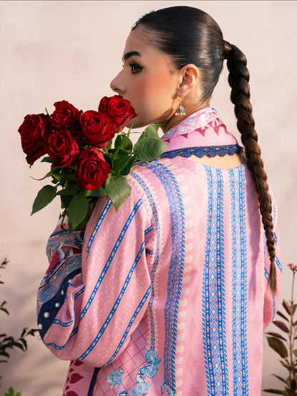 Binilyas Kotrai Embroidered Unstitched 3-Piece Suit-796 - A