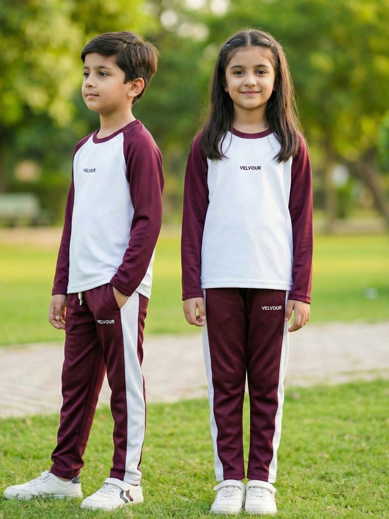 Velvour Polyathletic Fleece Tracksuit-VWT53-B