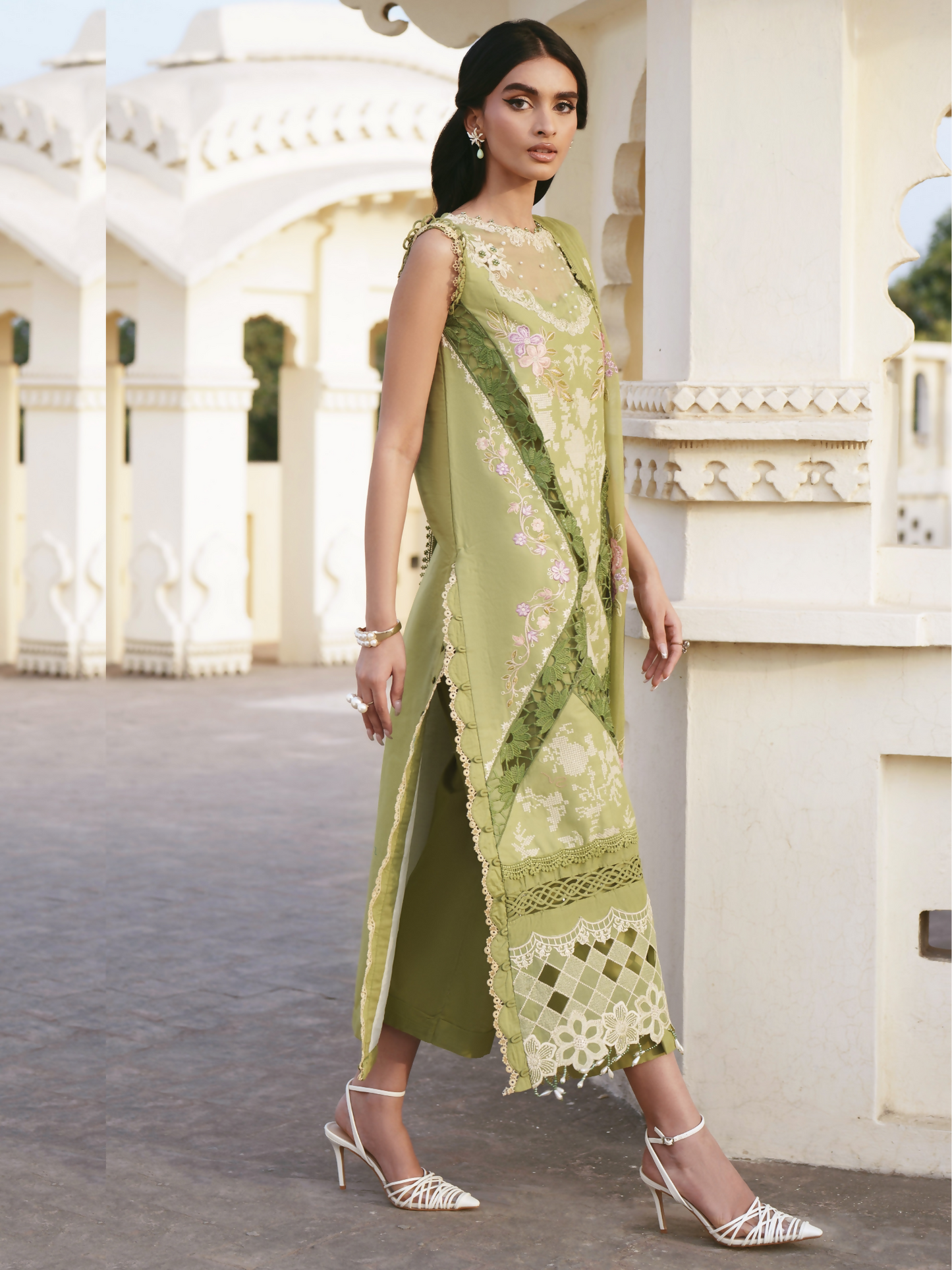 Parishay Shangrila Lawn Embroidered Unstitched 3-Piece Suit-SLA-04