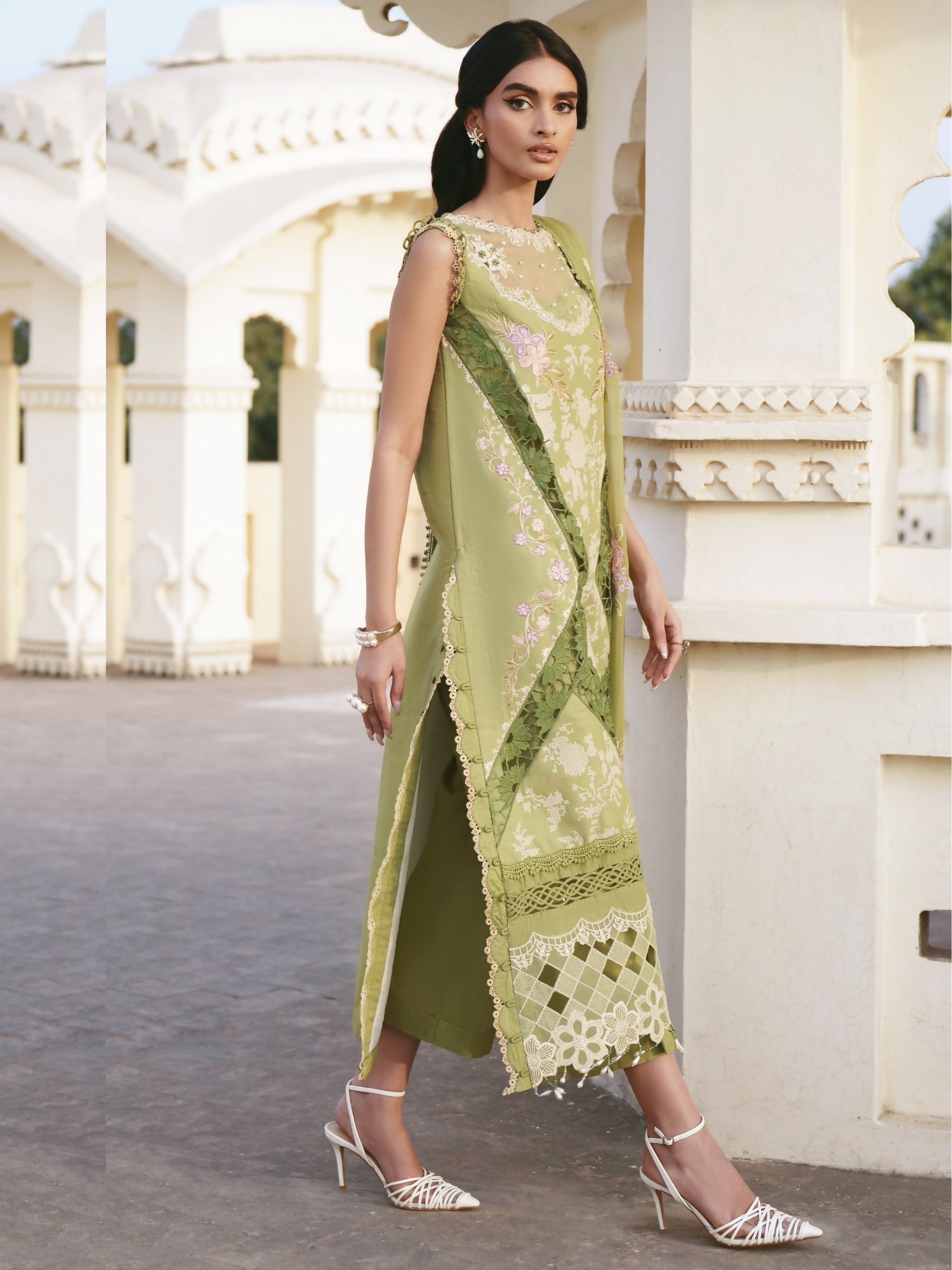 Parishay Shangrila Lawn Embroidered Unstitched 3-Piece Suit-SLA-04