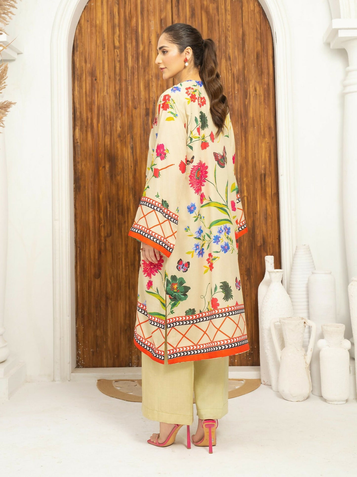 Panache Apparel Florise Lawn Printed Co-Ord Set-Elish