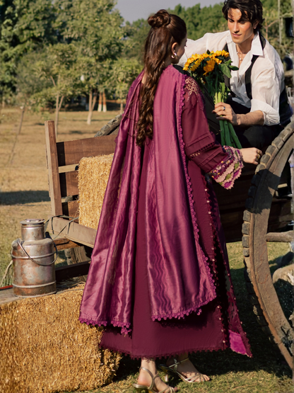 Parishay Summer Queen Vol 2 Lawn Embroidered Unstitched 3-Piece Suit-SQU-04