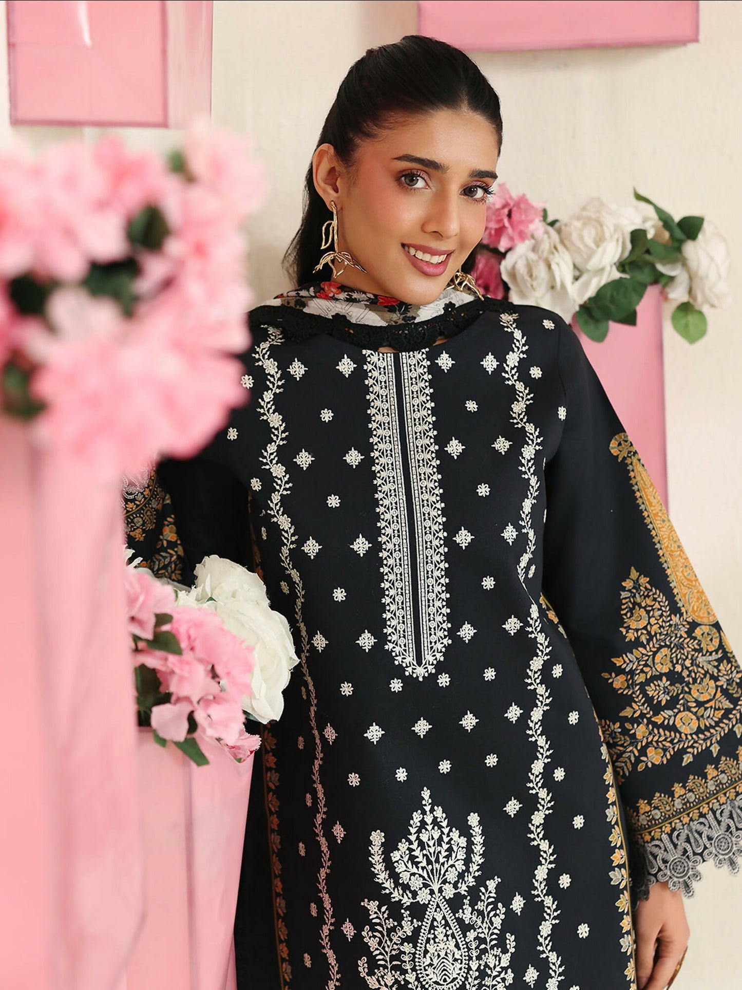 Mahnur Anaya Vol.2 Lawn Embroidered Stitched 3-Piece Suit-AN-2-05
