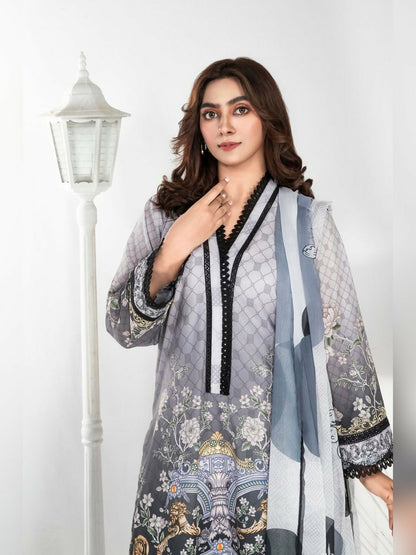 Imran Aftab Aura Summer Lawn Printed Stitched 3-Piece Suit-IALC 03
