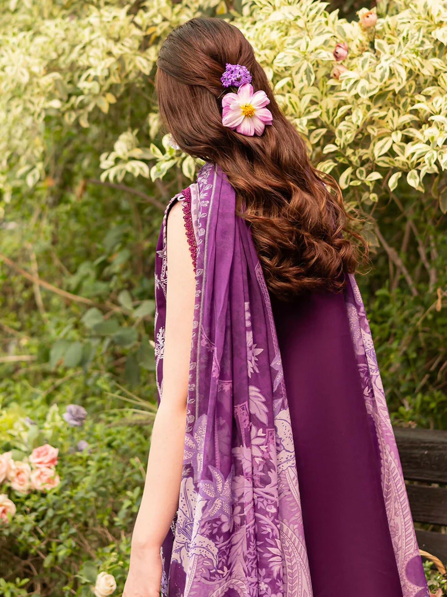 Parishay Shangrila V2 Lawn Embroidered Unstitched 3-Piece Suit-SHR - 08