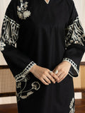 Panache Apparel Monochrome Tales Cotton Lawn Embroidered Stitched Suit-Moonlight Glow