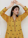 MAK Fashion Lawn Embroidered Stitched 2-Piece Suit-Warisha