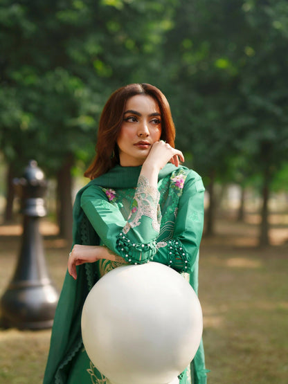 Parishay Summer Queen Lawn Embroidered Unstitched 3-Piece Suit-SQ-11