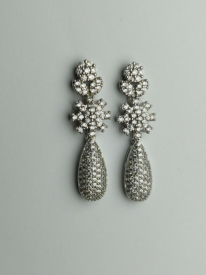 H&A Jewellery One Carat American Diamond Earrings
