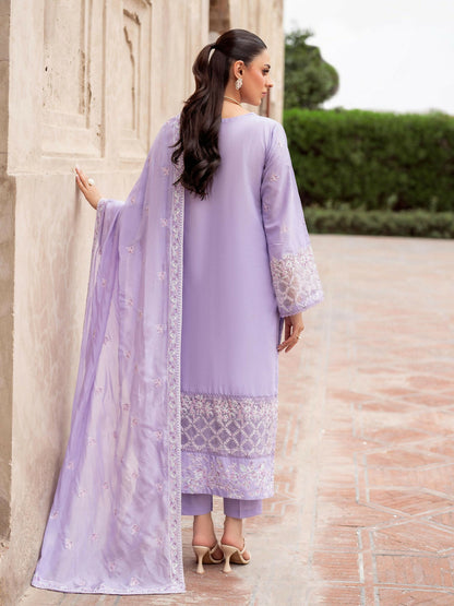 Panache Apparel Rang-e-Bahar Lawn Embroidered Stitched Suit-Zauar