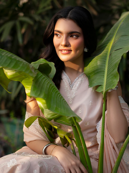 Mahnur Ember Lawn Embroidered Unstitched 3-Piece Suit-EM-002