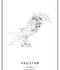 MappedPK Pakistan Printed Map