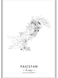 MappedPK Pakistan Printed Map