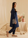 Mahnur Lawn Embroidered Stitched 2-Piece Suit-Bluebell