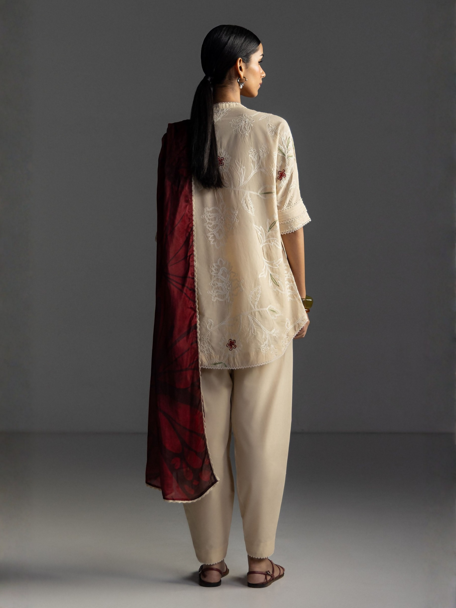 COCO by Zara Shahjahan Lawn'26 Embroidered Unstitched 3-Piece Suit-Isla-4A