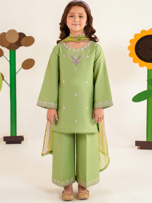 Panache Apparel Bloomie Lawn Embroidered Stitched Suit-Bloomlet
