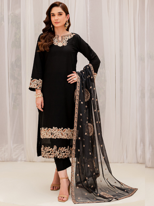 Panache Apparel Lawn Embroidered Stitched 2-Piece Suit-Coco