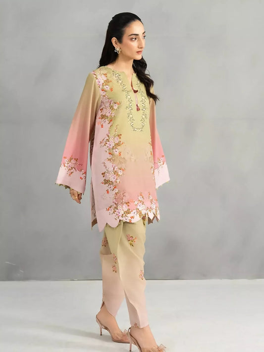 Panache Apparel Dear Summer Silk Lawn Printed Sitched Suit-Soft Meadow