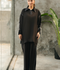 Mannat Clothing Suave Edit Raw Silk Co-Ord Set-Obsidian